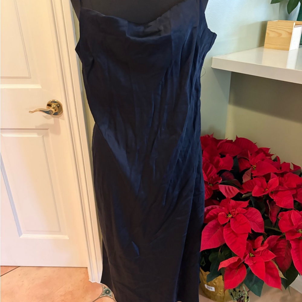 Express Midnight Blue Midi Dress